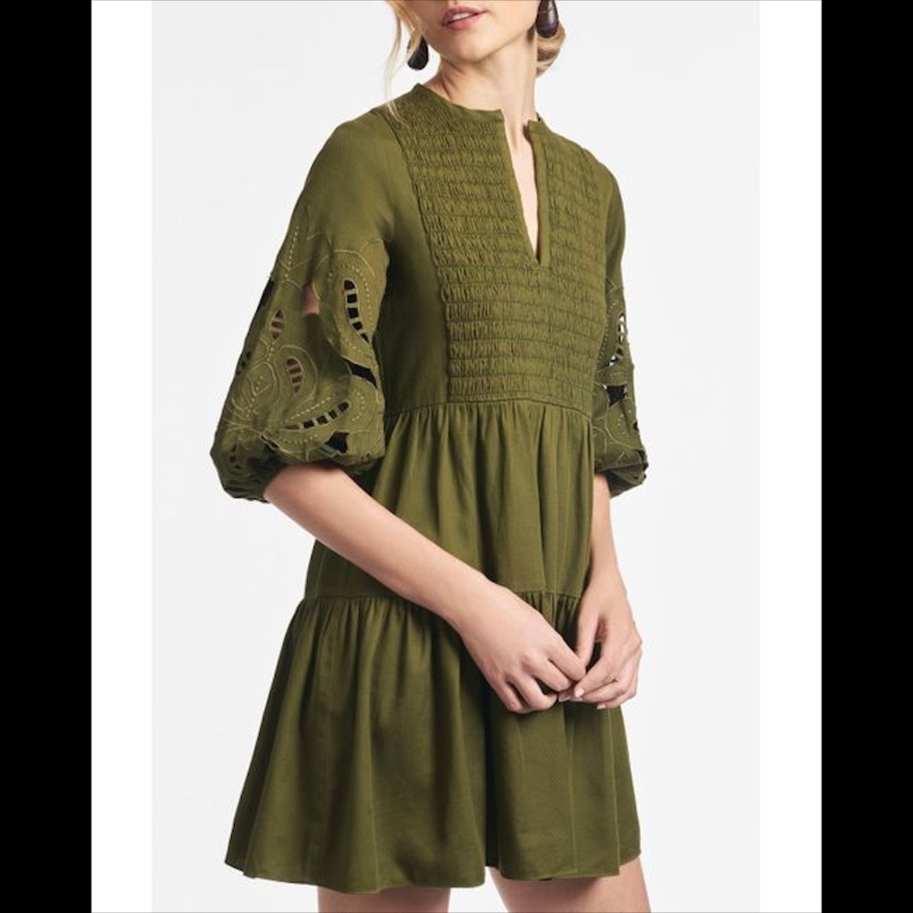 Sachin & Babi Women's Green Kendall Dress | Sz L